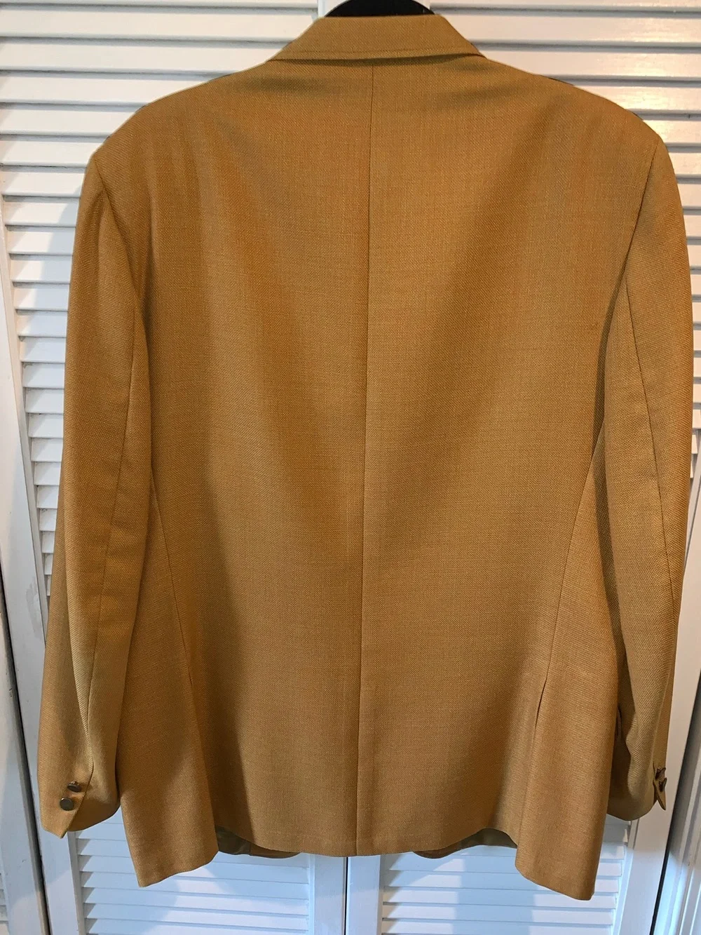 VTG 70s Towncraft JCPenney Mustard Yellow Sport Coat Blazer Mens 42 L